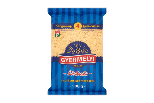 Gyermelyi Mini Squers Pasta (Kiskocka) 500g