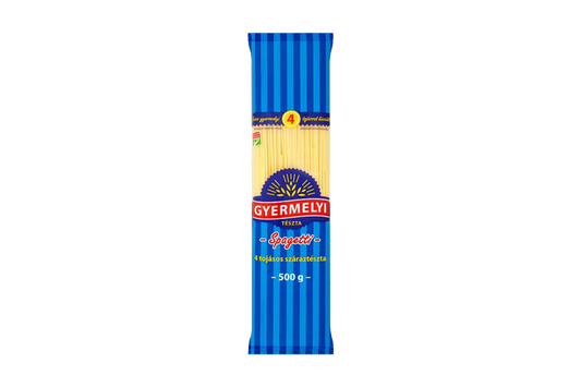 Gyermelyi spaghetti pasta 500g – classic Hungarian Spagetti style