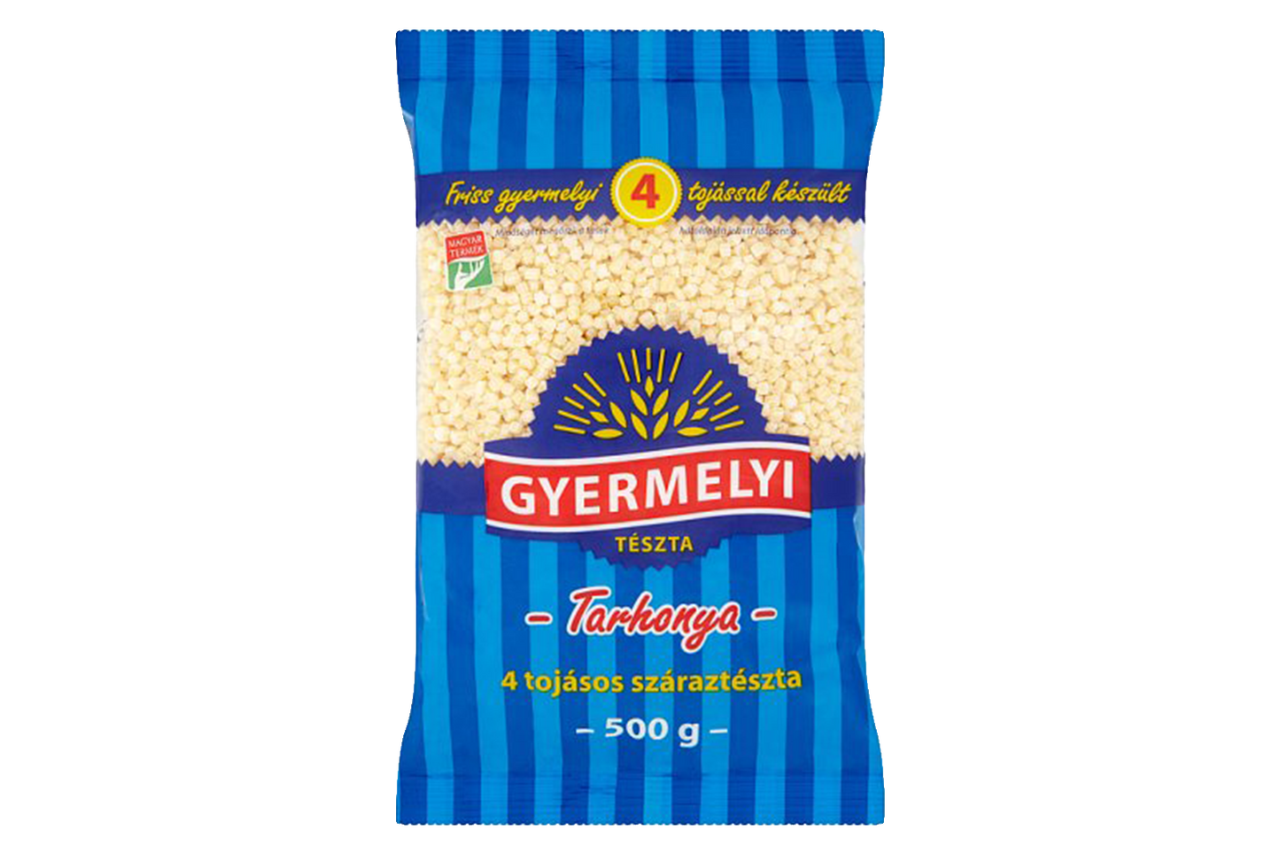 Gyermelyi tarragon pasta 500g – Tarhonya shape egg pasta for stews