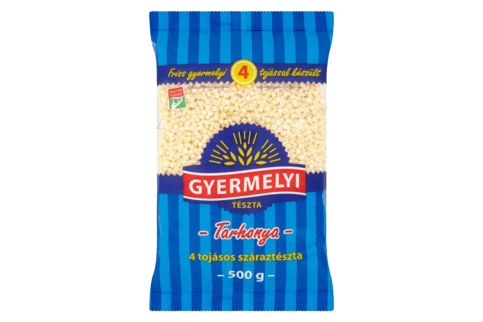 Gyermelyi tarragon pasta 500g – Tarhonya shape egg pasta for stews