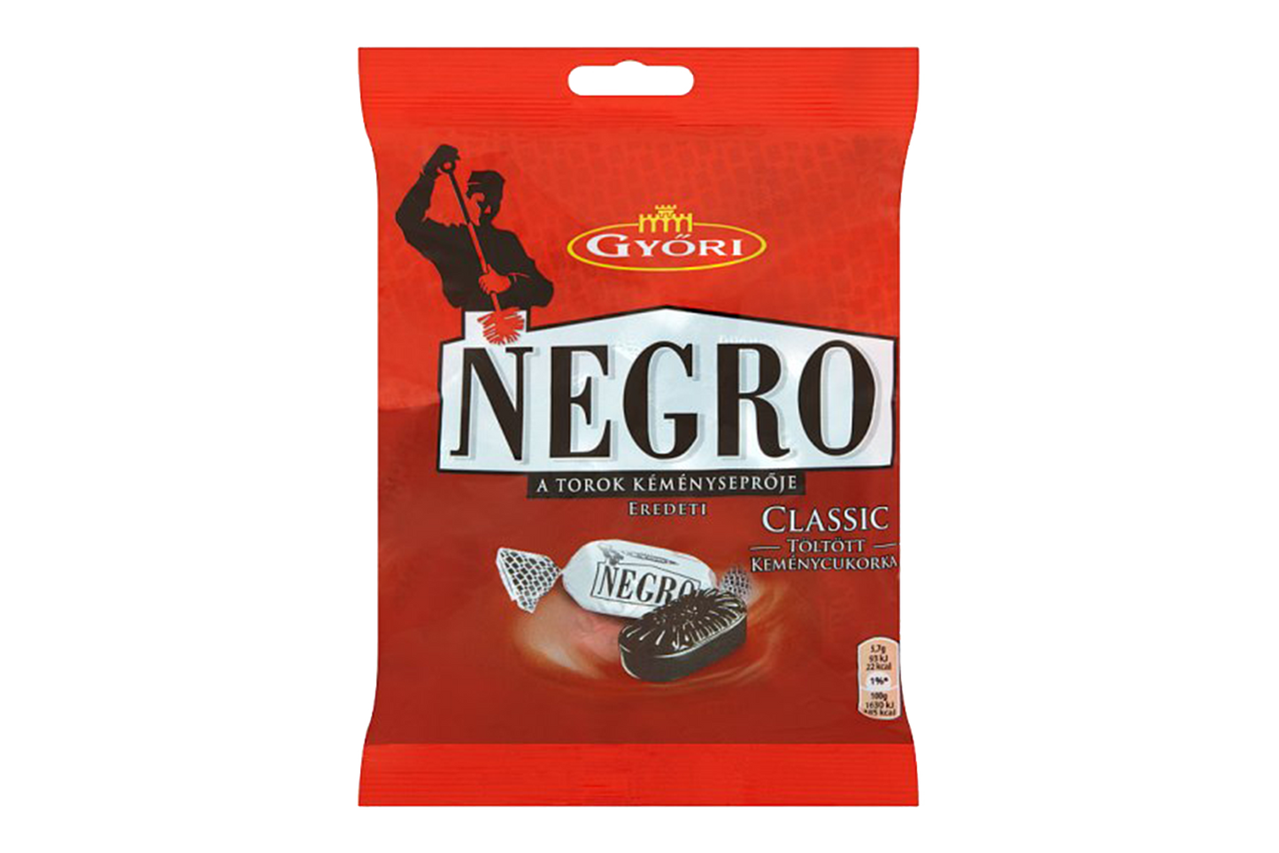 Gyori Negro classic candy 79g – menthol lozenges with refreshing taste