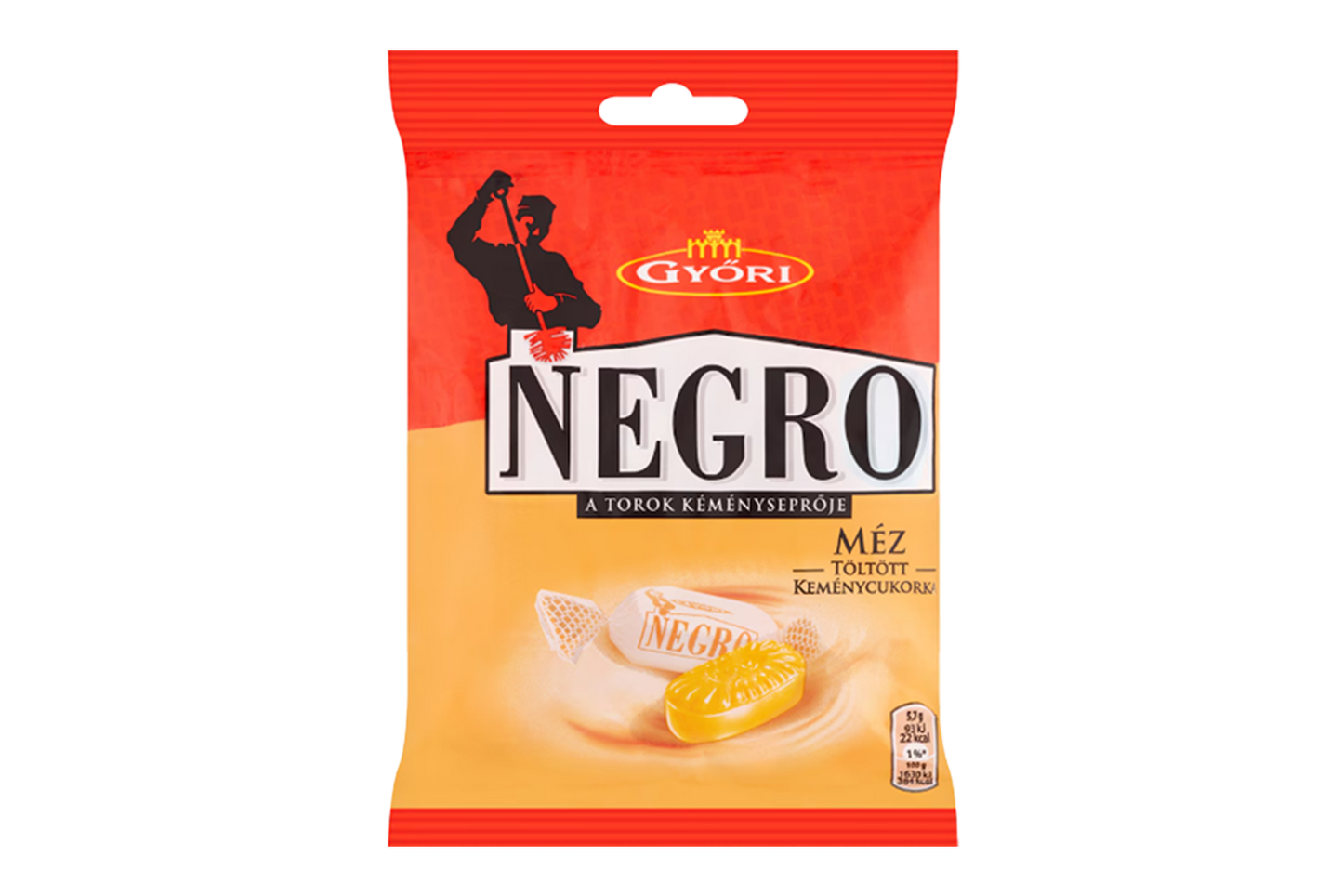 Gyori Negro menthol candy 79g – refreshing lozenges with classic Hungarian mint flavour