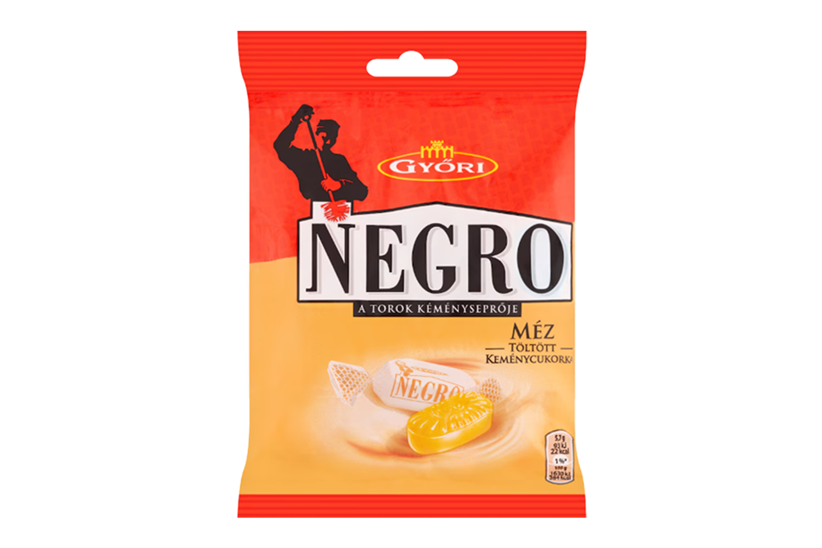 Gyori Negro menthol candy 79g – refreshing lozenges with classic Hungarian mint flavour