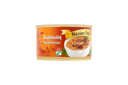 Hungarian bean stew with sausage