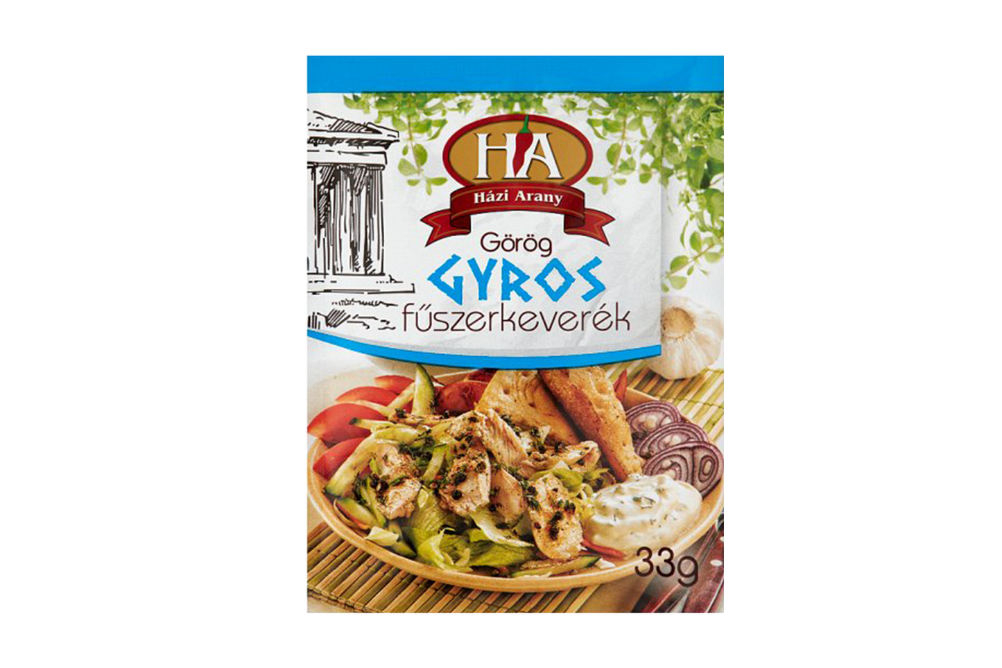 Hazi Arany gyros spice mix 33g – Greek-style seasoning for grilled meat