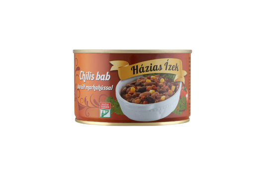 Hazias Izek chili beans with beef 400g – spicy bean stew with minced beef