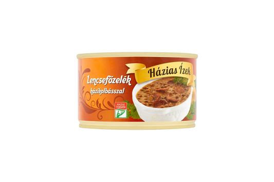 Hazias Izek Hungarian Lentil Stew With Sausage 400g
