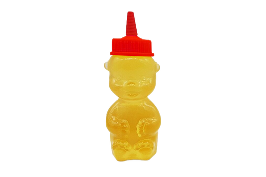 Poly-floral honey in teddy bear bottle