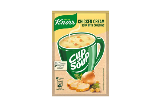 Instant Chicken Cream Soup With Croutons