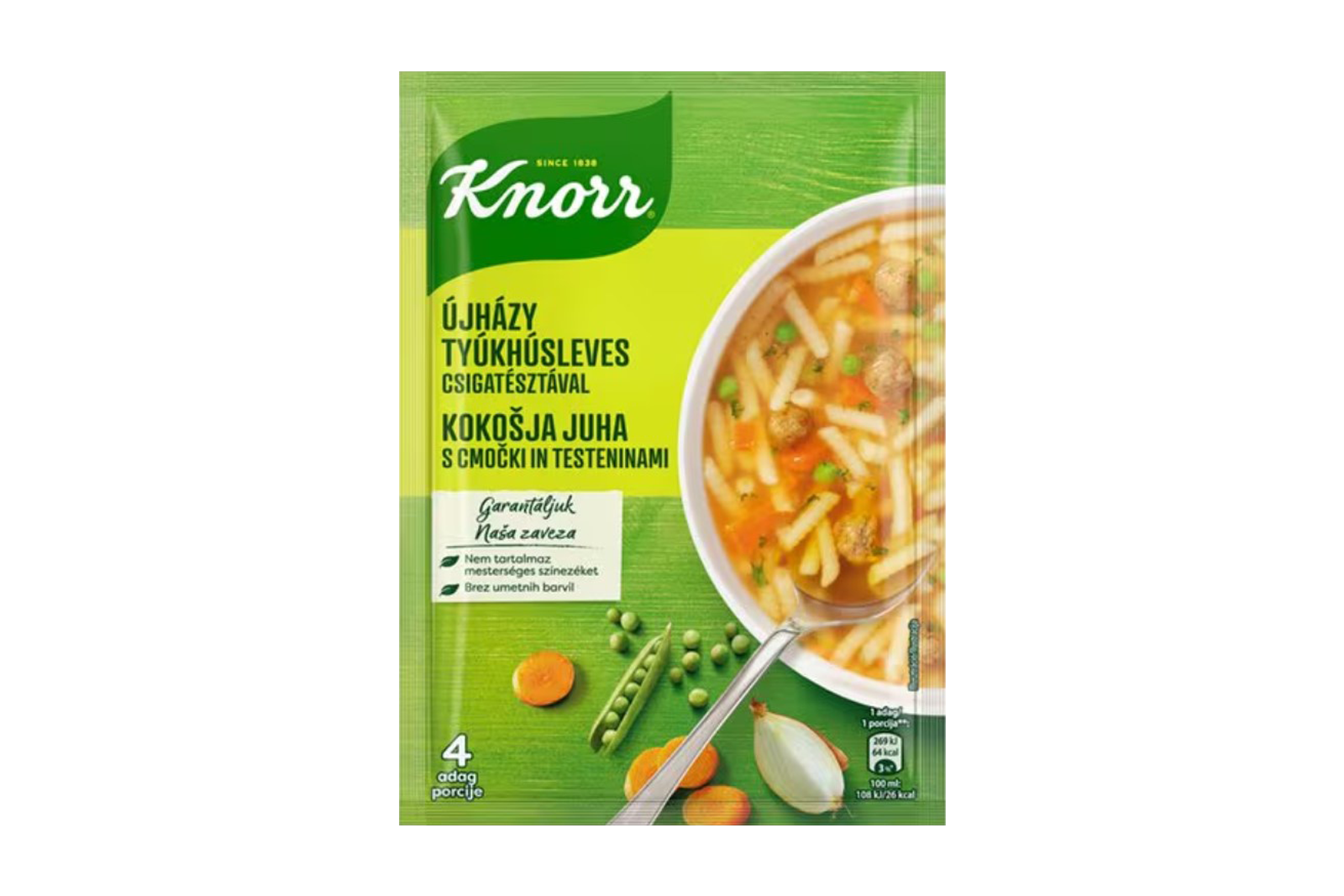 Hungarian Ujhazy Chicken Soup With Snail Pasta