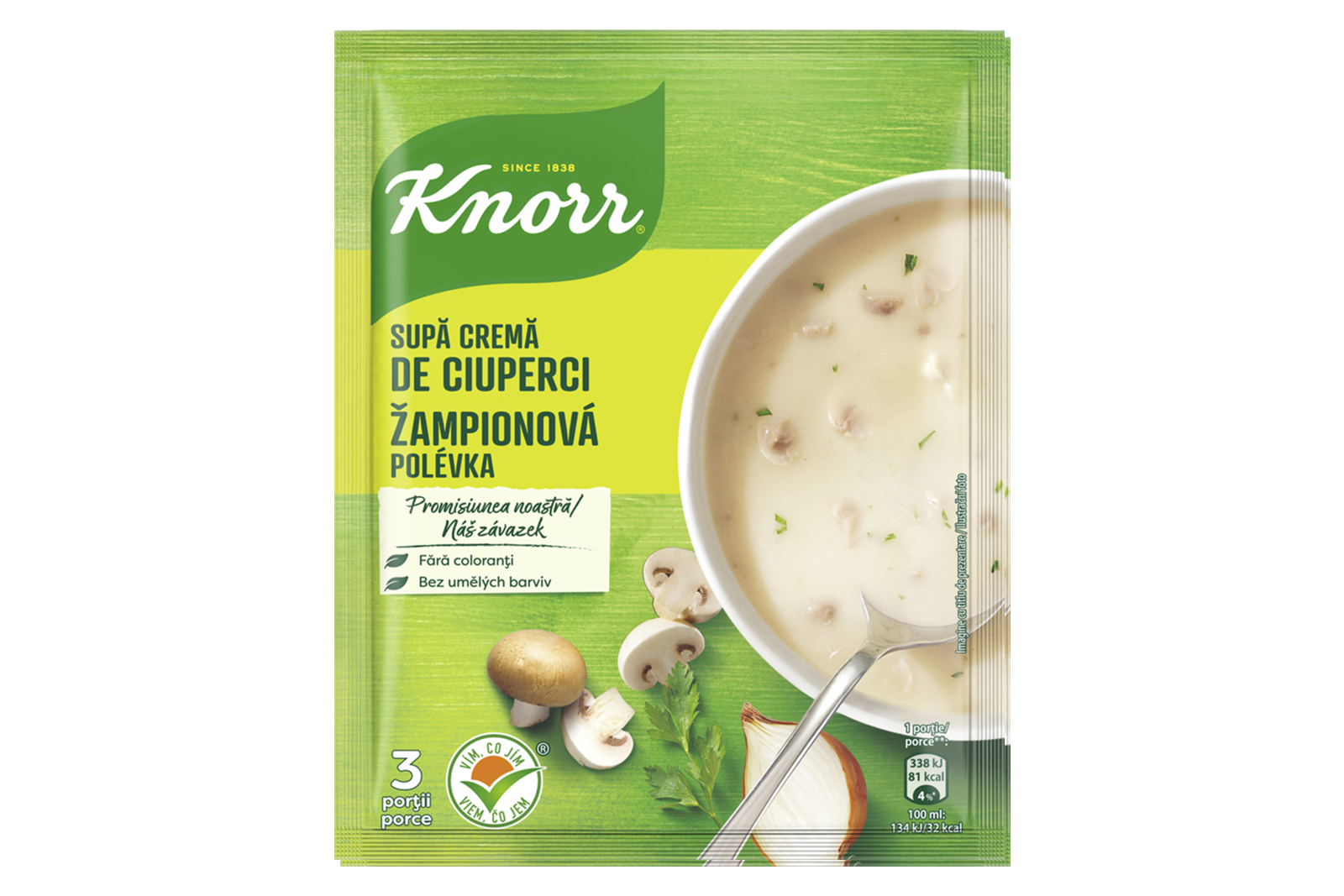 Instant mushroom soup