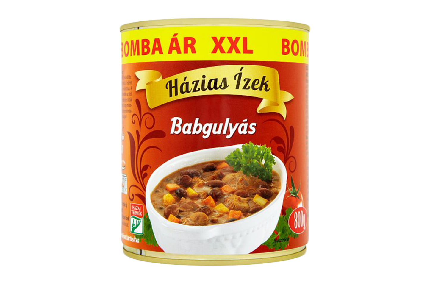 Hazias Izek XXL bean goulash with pork 800g – extra-large Hungarian stew