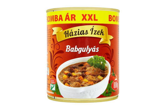 Hazias Izek XXL bean goulash with pork 800g – extra-large Hungarian stew