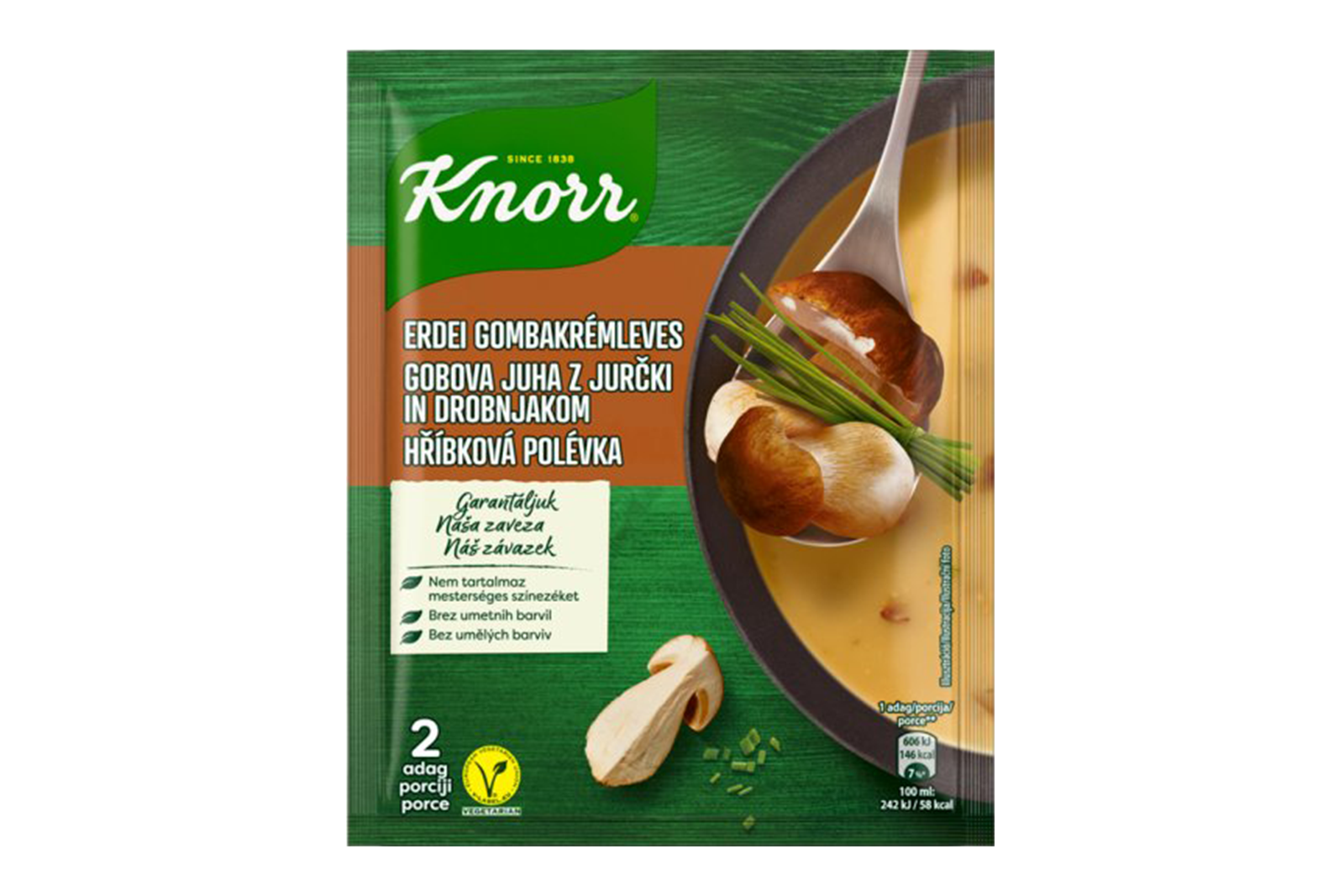 Instant porchini mushroom soup
