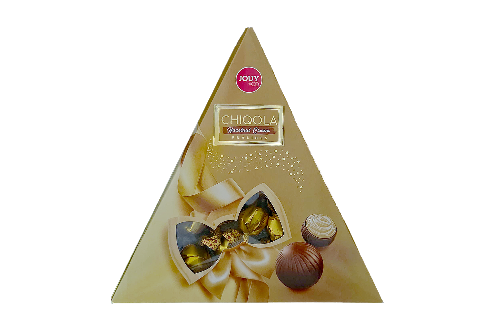 Jouy & Co Chiqola pralines 110g – hazelnut cream-filled chocolate treats