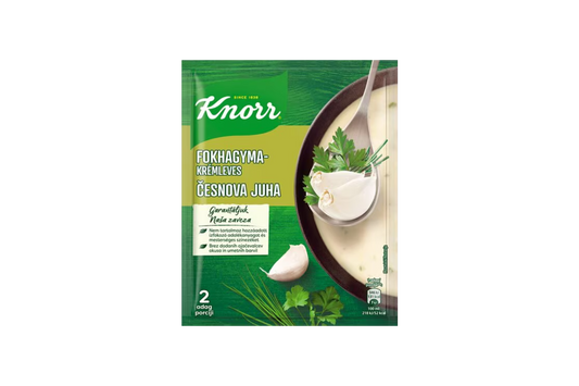 Instant garlic cream soup