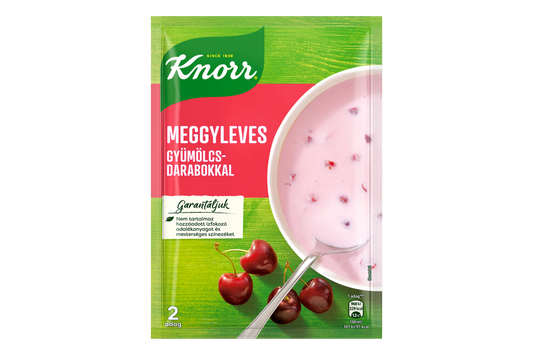 Knorr cherry soup 56g – instant fruit soup with real cherry pieces