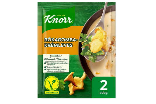 Knorr creamy girolle mushroom soup 56g – gourmet soup with wild mushroom flavour