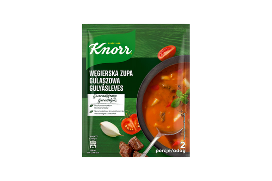 Knorr Hungarian goulash soup 60g – paprika-spiced beef soup in instant format