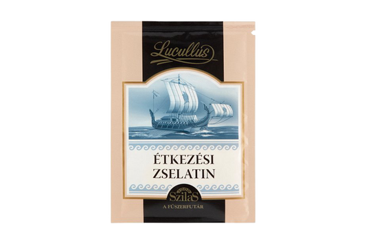 Lucullus gelatine powder 15g – reduced price, BB 06.07.2025 – dessert gelatine