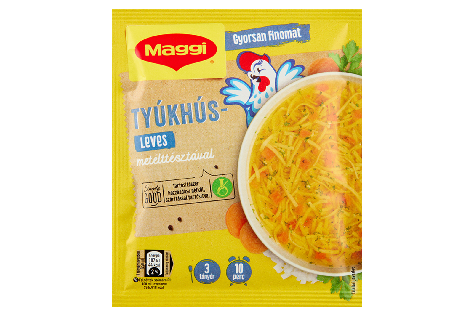 Instant hungarian chicken soup