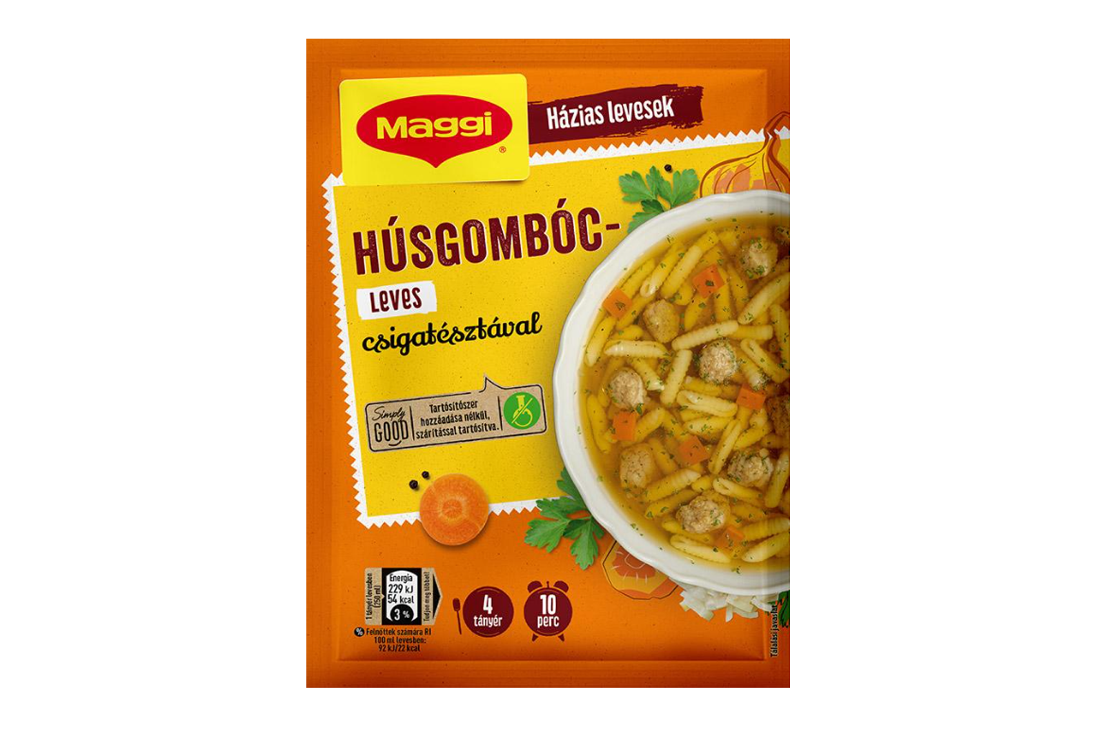 Instant meatball soup