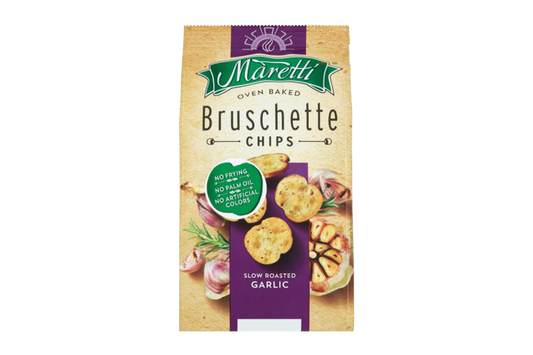 Garlic flavoured bread chips