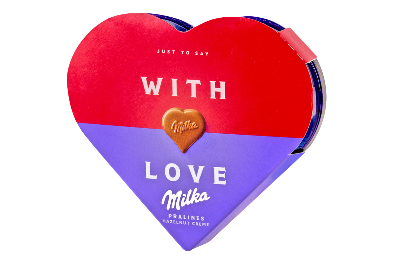 Heart shaped hazelnut pralines