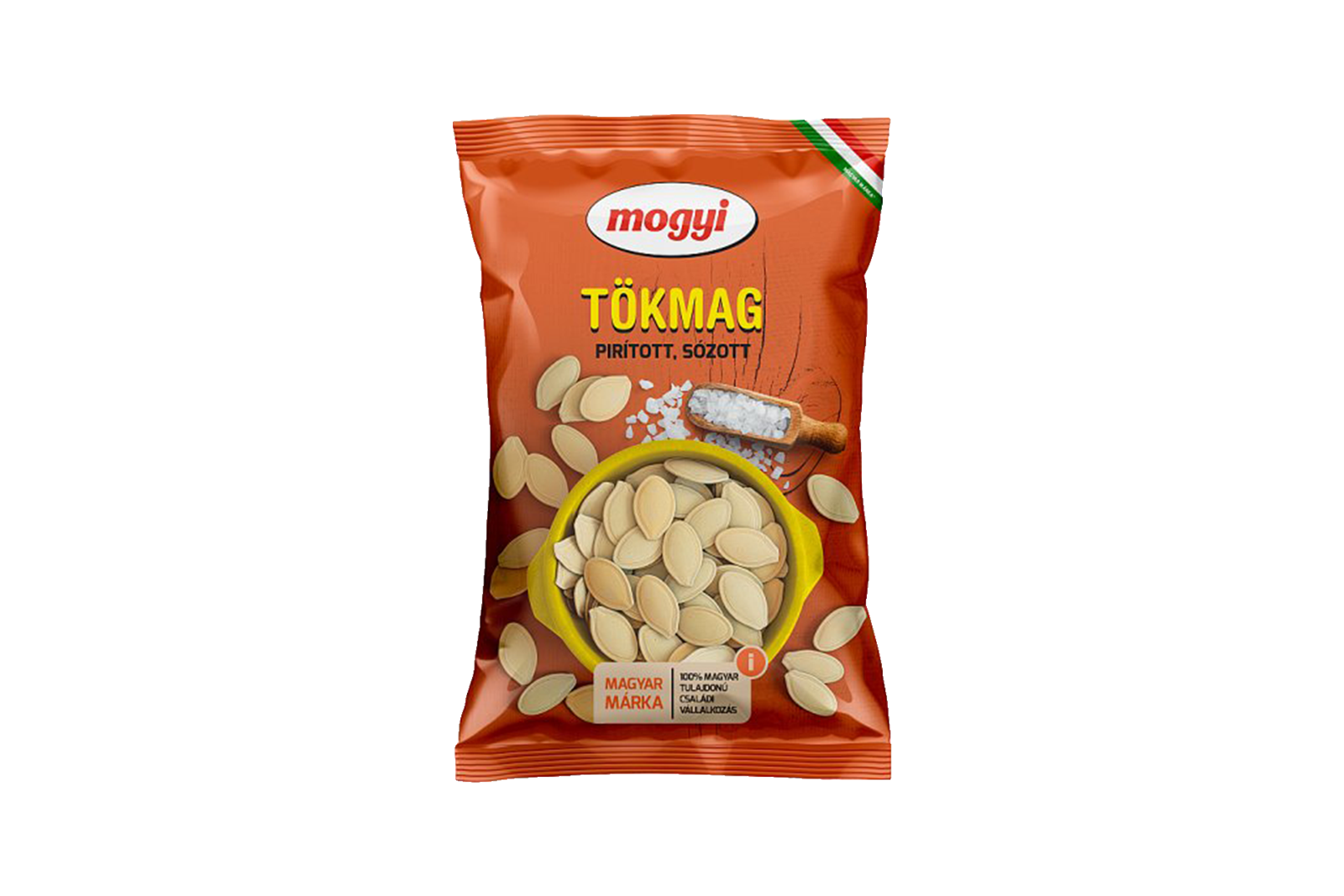 Mogyi salted pumpkin seeds 130g – roasted in shell, crunchy and savoury