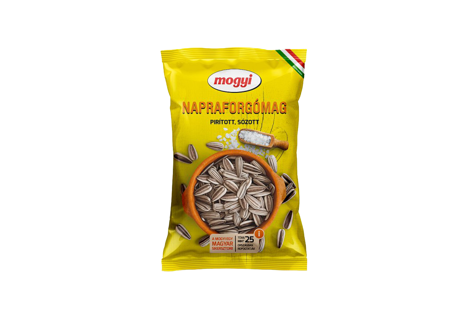 Mogyi salted sunflower seeds 200g – roasted in shell, classic salty snack