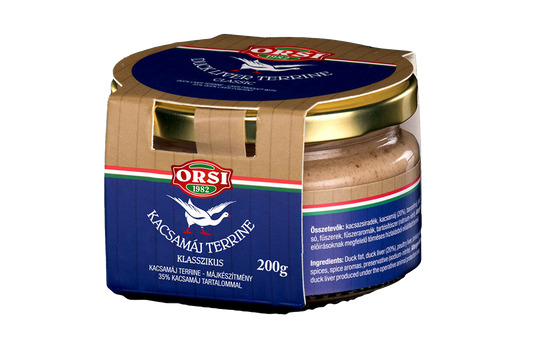 Duck liver terrine 35% fat content