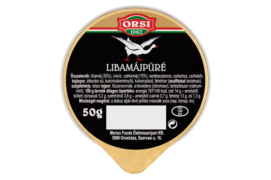 Goose liver puree