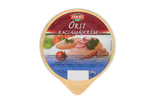 Orsi duck liver puree 50g – fine-textured duck liver spread