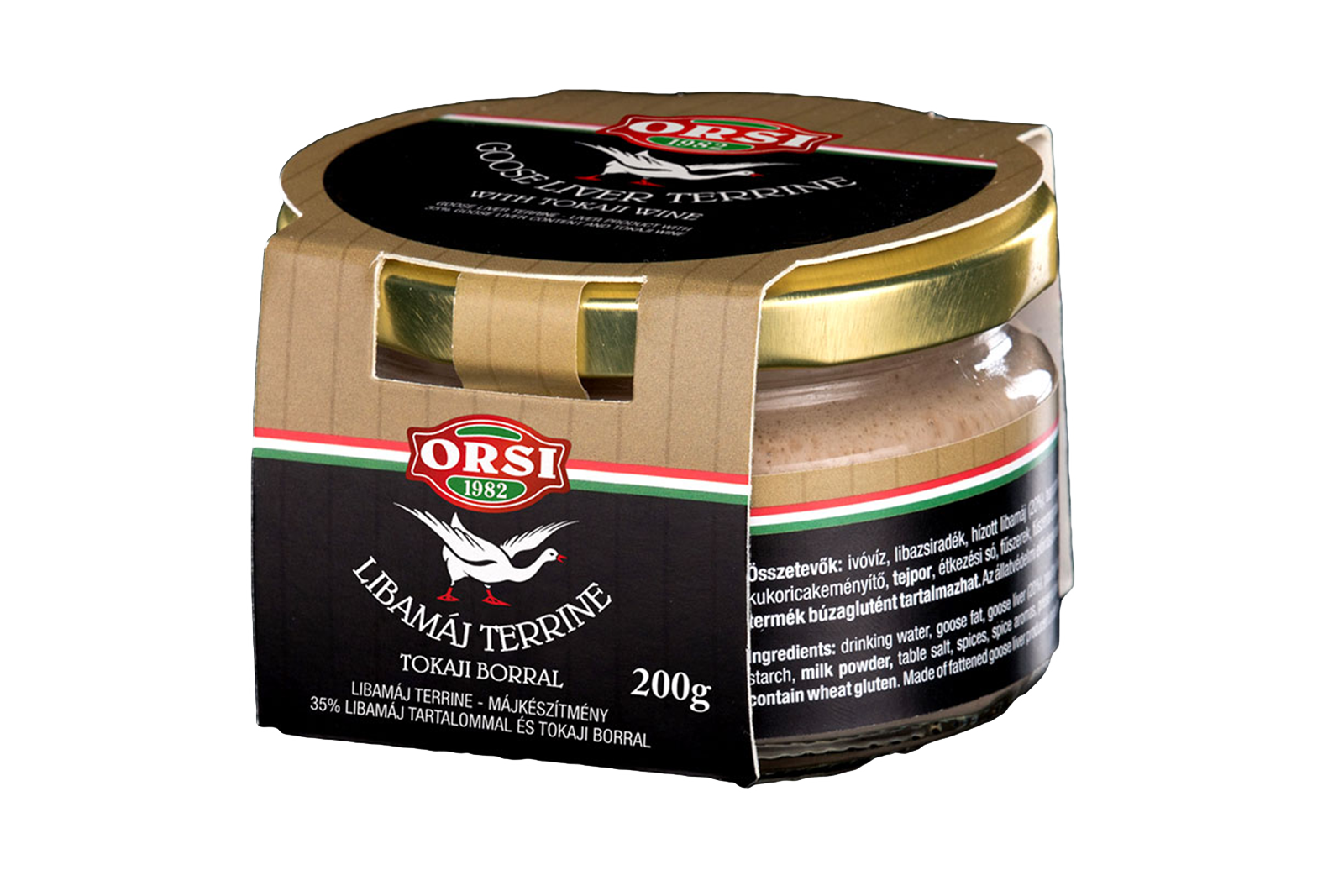 Goose liver terrine with Tokaj wine 35% fat content