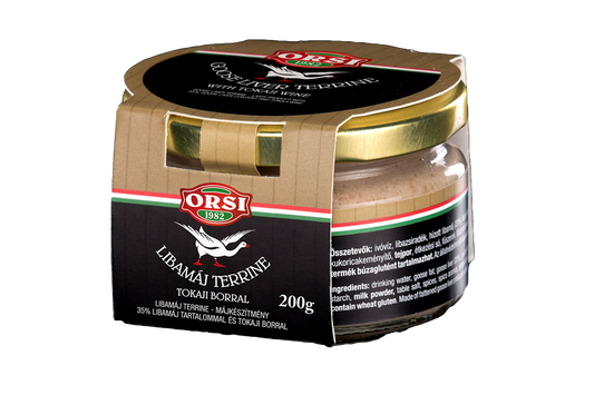 Goose liver terrine with Tokaj wine 35% fat content
