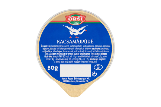 Orsi goose liver mousse with mustard 50g – double cream and mustard blend