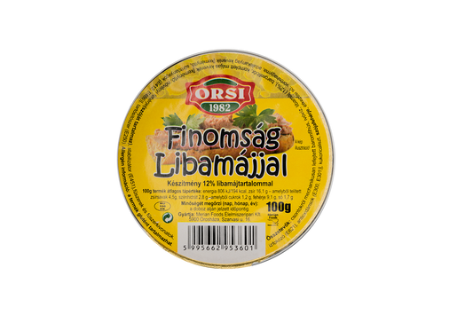 Goose liver pate delicacy