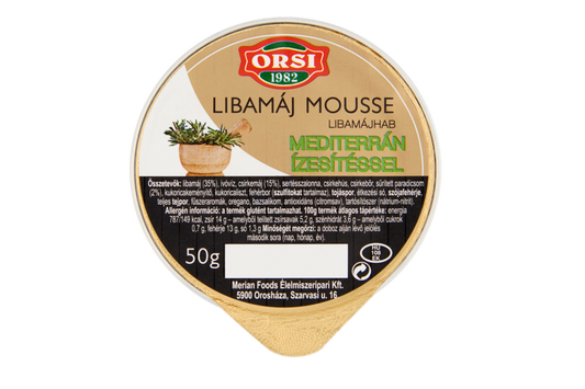 Orsi Goose Liver Mousse Mediterranean 50g