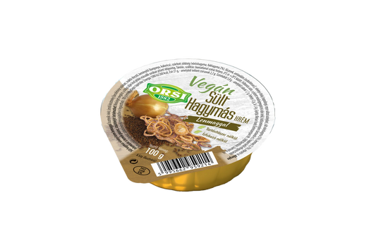 Vegan fried onion spread with flaxseed