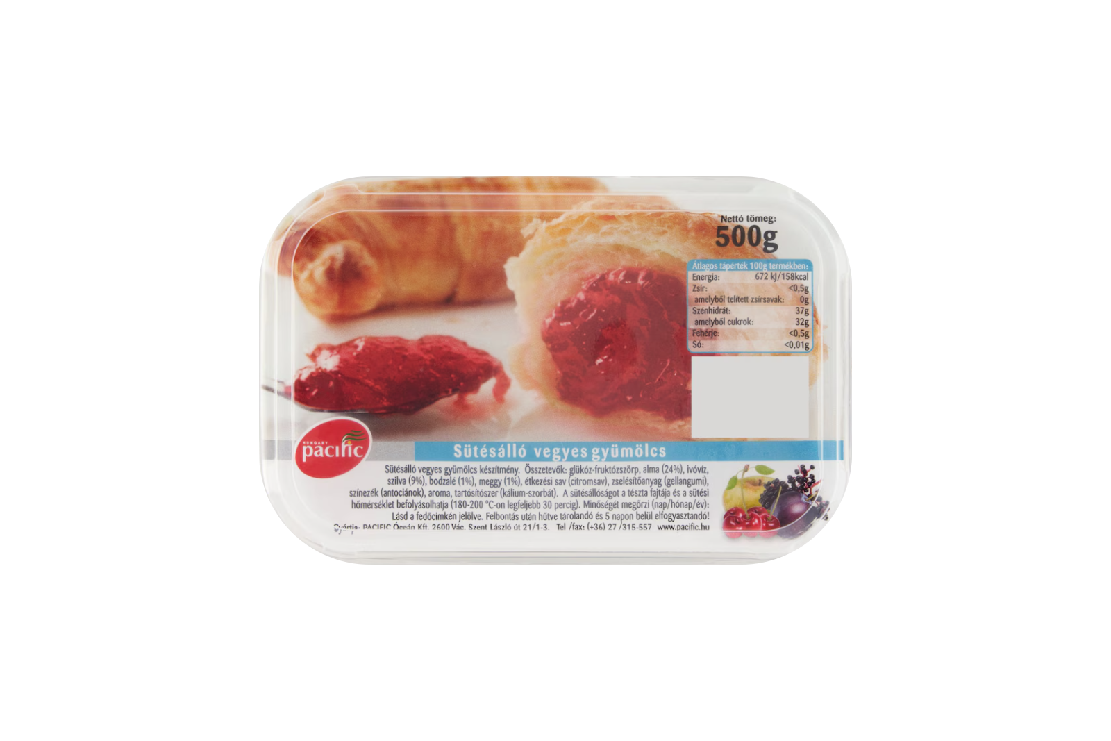 Mixed fruit bakers` jam