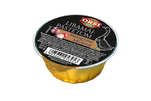 Orsi goose liver pate with truffle 50g – luxury liver spread with truffle aroma