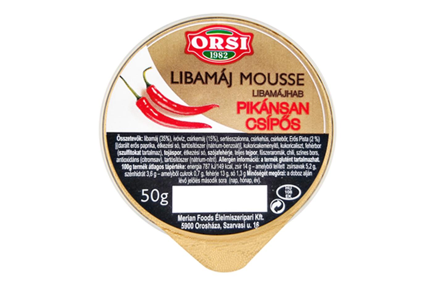 Orsi vegan onion & flaxseed spread 100g – savoury plant-based spread