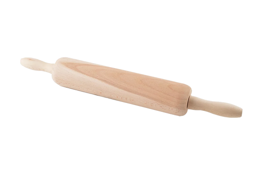 Perfect Home rotating rolling pin 43cm – wooden pin for smooth dough rolling