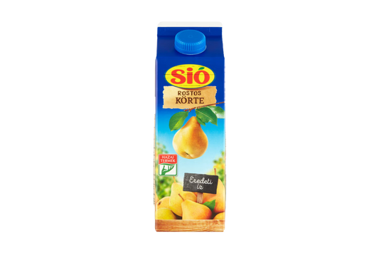 Pear juice with fibre