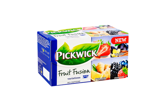 Pickwick fruit fusion tea – assorted caffeine-free fruit infusions, 20 bags