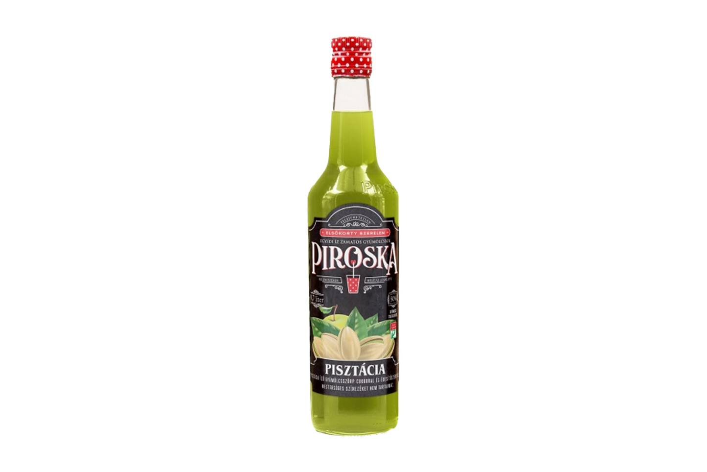 Piroska pistachio syrup 700ml – nut-flavoured fruit syrup for cocktails
