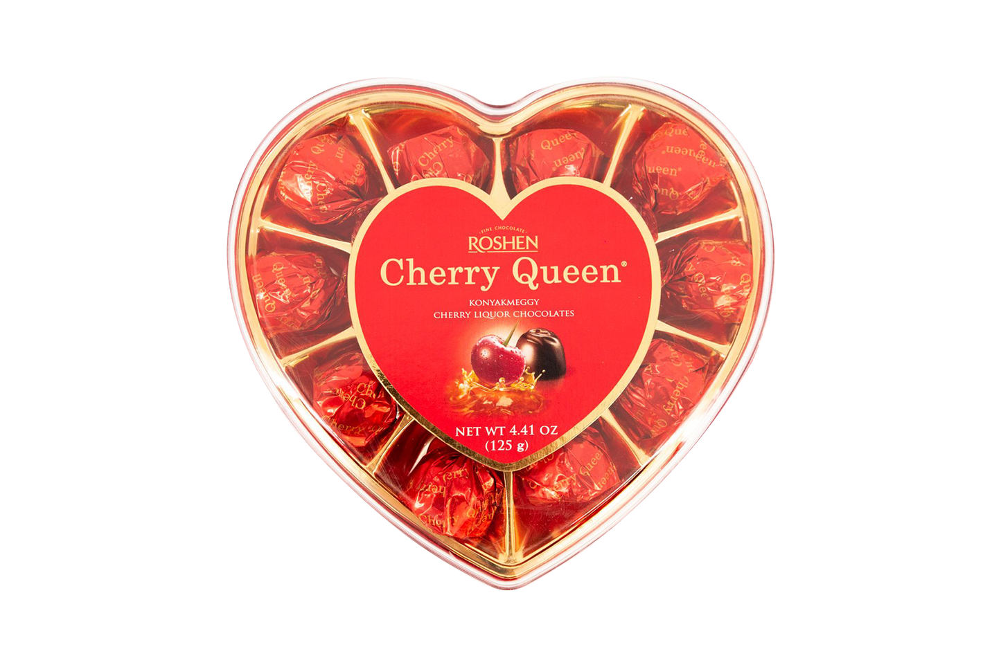 Roshen Cherry Queen Liquor Chocolate Gift Box 125g