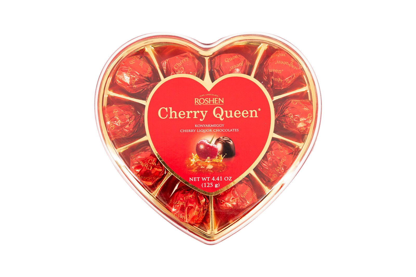 Roshen Cherry Queen Liquor Chocolate Gift Box 125g