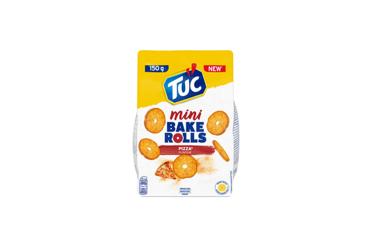 Double baked rolls with pizza flavour