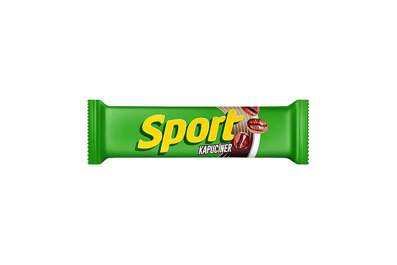 Sport Kapuciner chocolate bar 31g – coffee and cream filling, chocolate coated